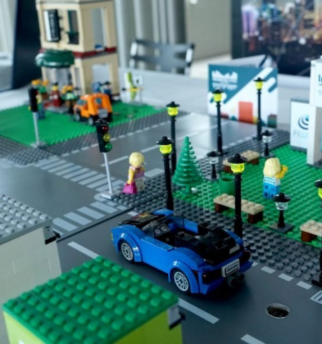 Martel demonstrates Orchestra Cities capabilities with a Lego model